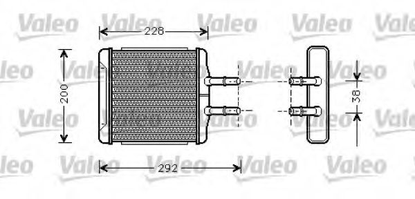 Imagine Schimbator caldura, incalzire habitaclu VALEO 812335