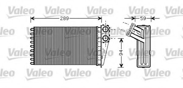 Imagine Schimbator caldura, incalzire habitaclu VALEO 812338