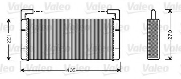 Imagine Schimbator caldura, incalzire habitaclu VALEO 812349