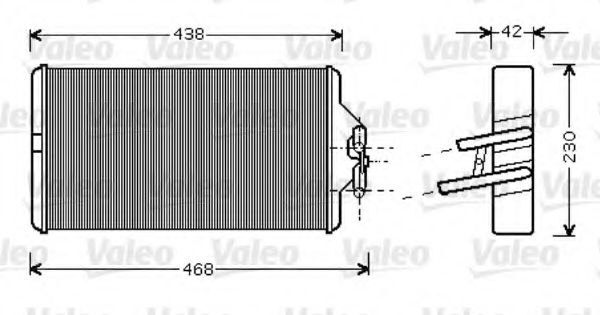 Imagine Schimbator caldura, incalzire habitaclu VALEO 812354