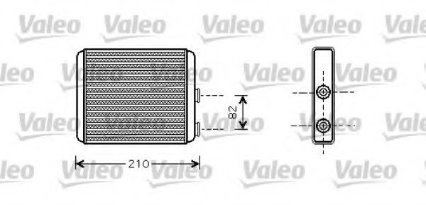 Imagine Schimbator caldura, incalzire habitaclu VALEO 812363