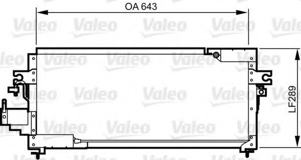 Imagine Condensator, climatizare VALEO 814275