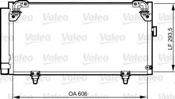 Imagine Condensator, climatizare VALEO 814314