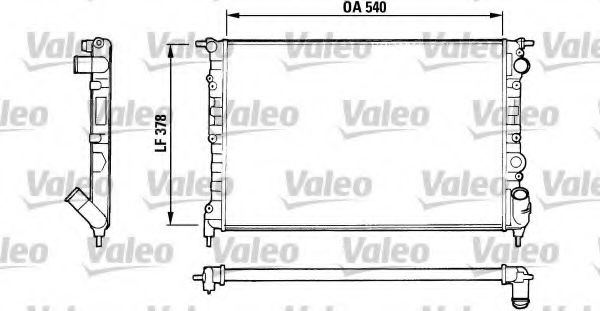 Imagine Radiator, racire motor VALEO 816551