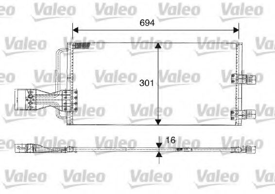 Imagine Intercooler, compresor VALEO 816603