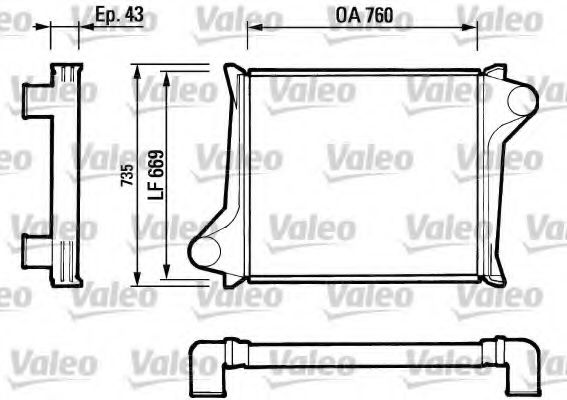 Imagine Intercooler, compresor VALEO 816605