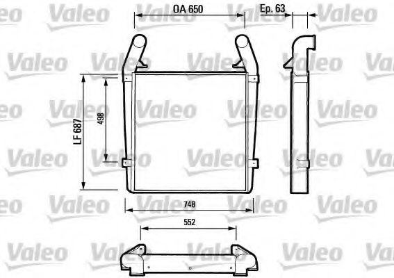 Imagine Intercooler, compresor VALEO 816612