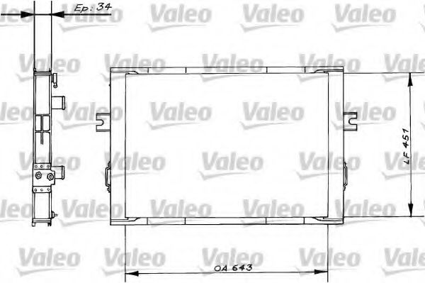 Imagine Radiator, racire motor VALEO 816646