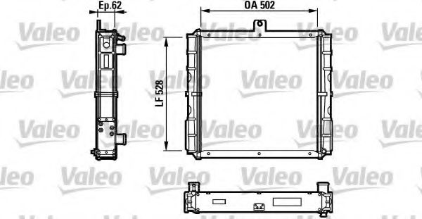 Imagine Radiator, racire motor VALEO 816652