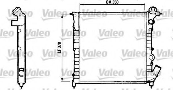 Imagine Radiator, racire motor VALEO 816654