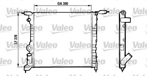 Imagine Radiator, racire motor VALEO 816657