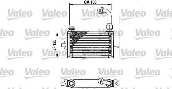 Imagine Radiator ulei, ulei motor VALEO 816673