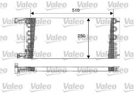 Imagine Condensator, climatizare VALEO 816676