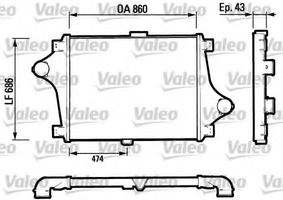 Imagine Intercooler, compresor VALEO 816693