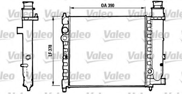 Imagine Radiator, racire motor VALEO 816700