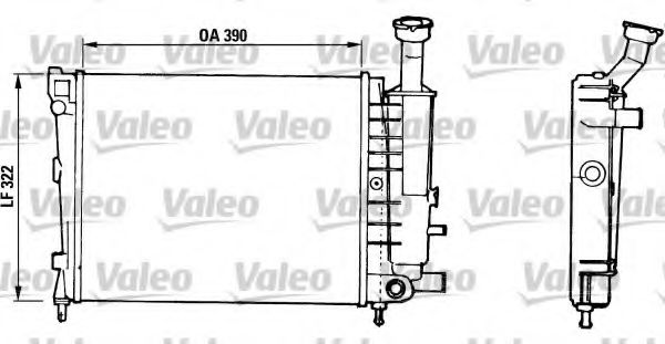 Imagine Radiator, racire motor VALEO 816706