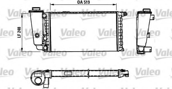 Imagine Radiator, racire motor VALEO 816707