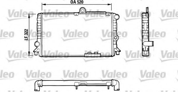 Imagine Radiator, racire motor VALEO 816710