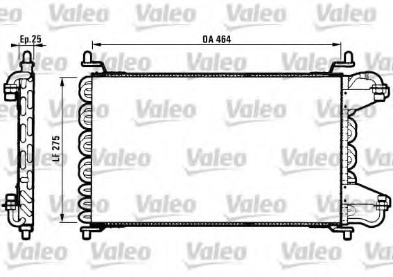 Imagine Condensator, climatizare VALEO 816725