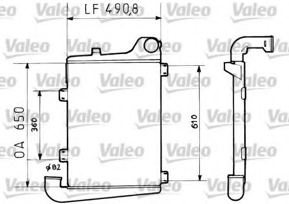 Imagine Intercooler, compresor VALEO 816729