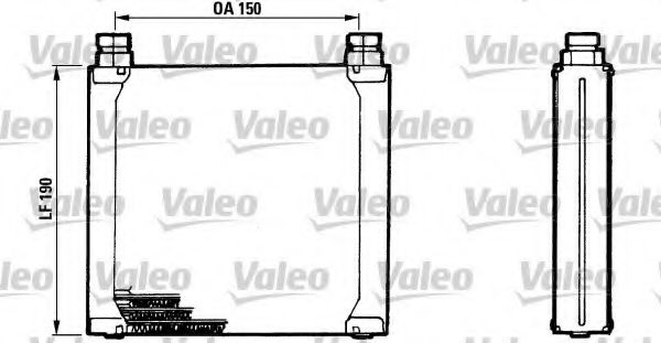 Imagine Radiator ulei, ulei motor VALEO 816748