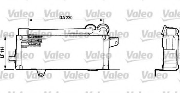 Imagine Radiator ulei, ulei motor VALEO 816749