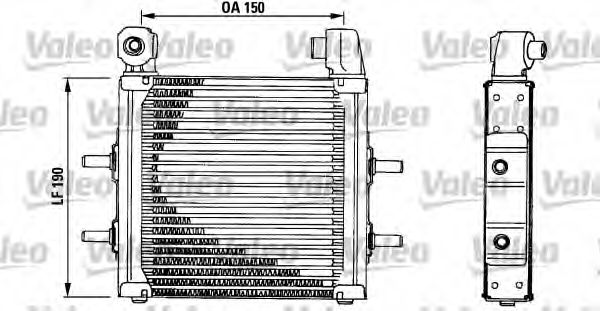 Imagine Radiator ulei, ulei motor VALEO 816750