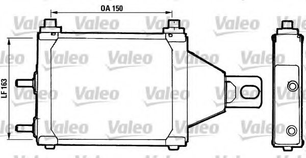 Imagine Radiator ulei, ulei motor VALEO 816751