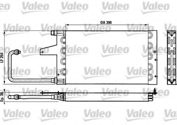 Imagine Condensator, climatizare VALEO 816772