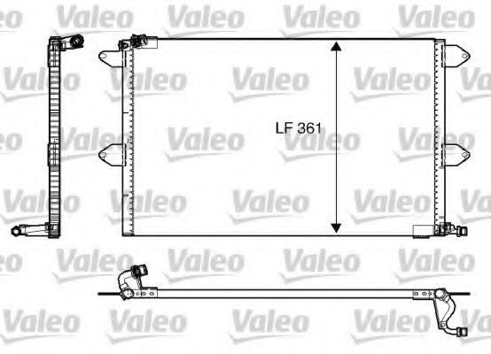 Imagine Condensator, climatizare VALEO 816908