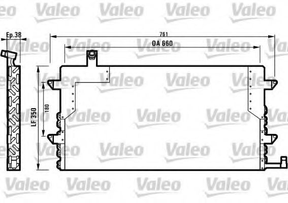 Imagine Condensator, climatizare VALEO 816911