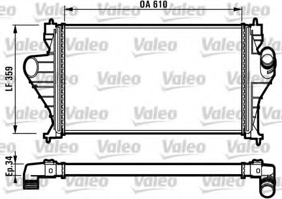 Imagine Intercooler, compresor VALEO 816918