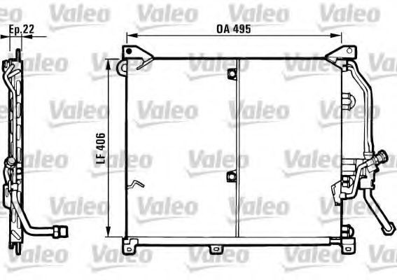 Imagine Condensator, climatizare VALEO 816932