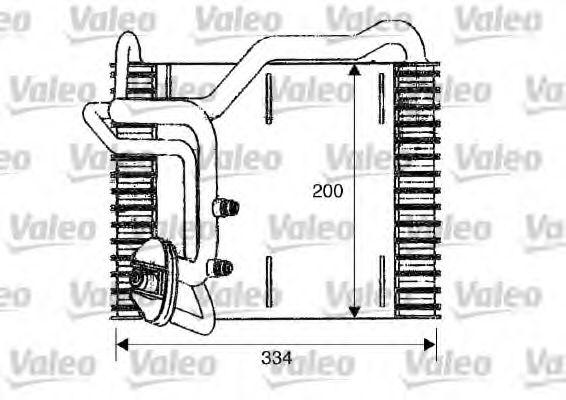 Imagine evaporator,aer conditionat VALEO 817087