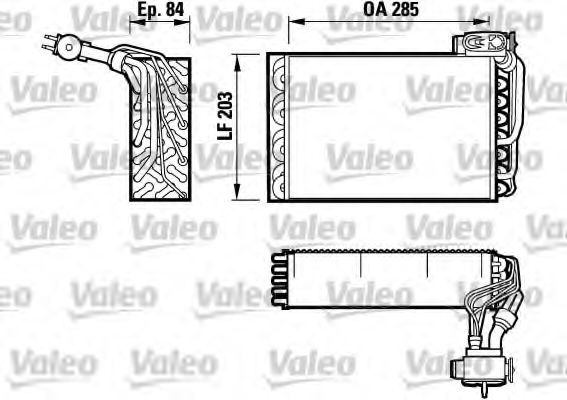 Imagine evaporator,aer conditionat VALEO 817092