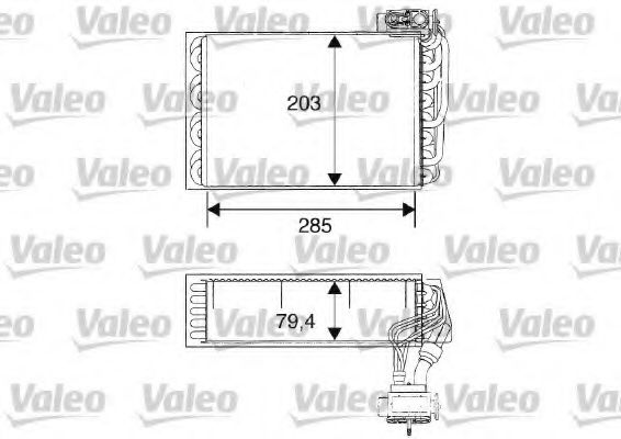 Imagine evaporator,aer conditionat VALEO 817093