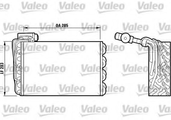 Imagine evaporator,aer conditionat VALEO 817094