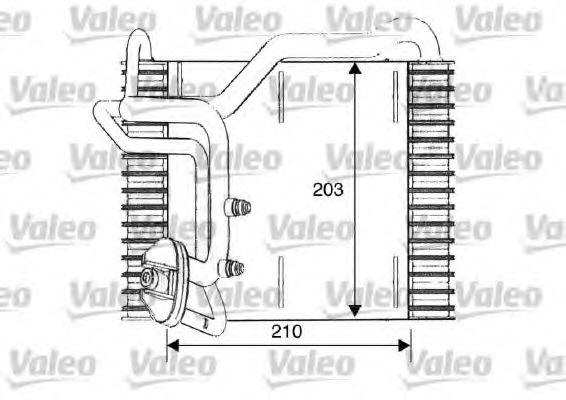 Imagine evaporator,aer conditionat VALEO 817096