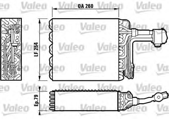 Imagine evaporator,aer conditionat VALEO 817098