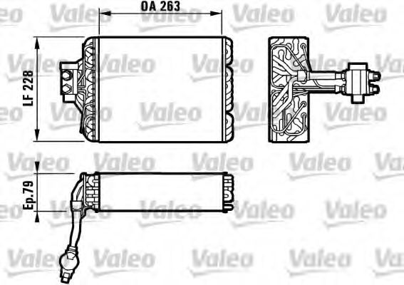 Imagine evaporator,aer conditionat VALEO 817101