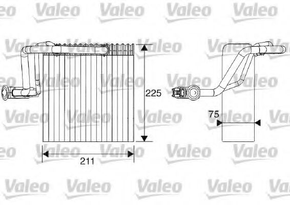 Imagine evaporator,aer conditionat VALEO 817161