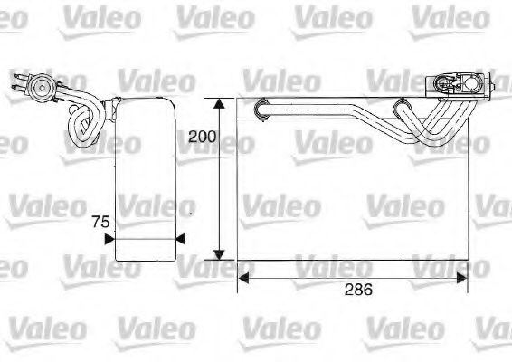 Imagine evaporator,aer conditionat VALEO 817278