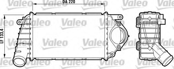 Imagine Intercooler, compresor VALEO 817486