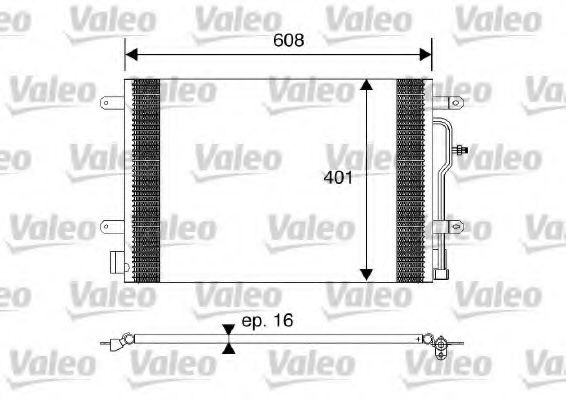 Imagine Condensator, climatizare VALEO 817569