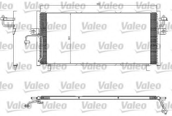 Imagine Condensator, climatizare VALEO 817603