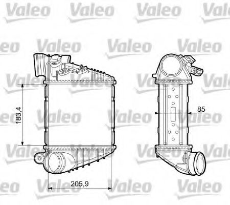 Imagine Intercooler, compresor VALEO 817653