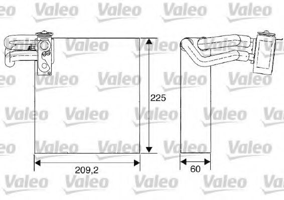 Imagine evaporator,aer conditionat VALEO 817680