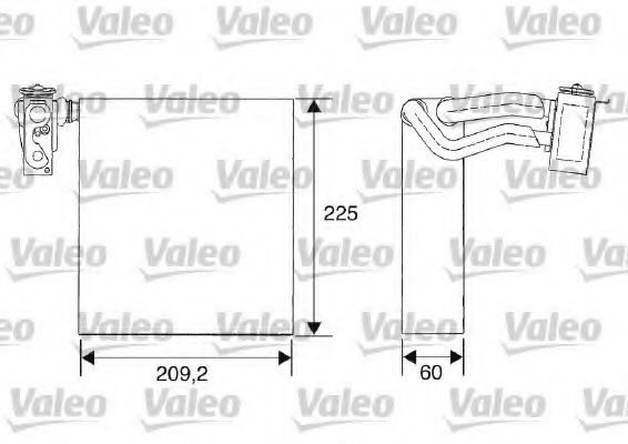 Imagine evaporator,aer conditionat VALEO 817683