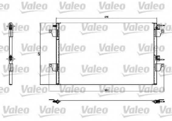 Imagine Condensator, climatizare VALEO 817731