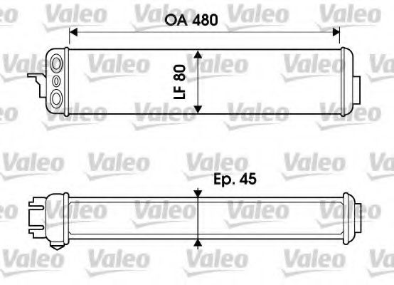 Imagine Radiator ulei, ulei motor VALEO 817952